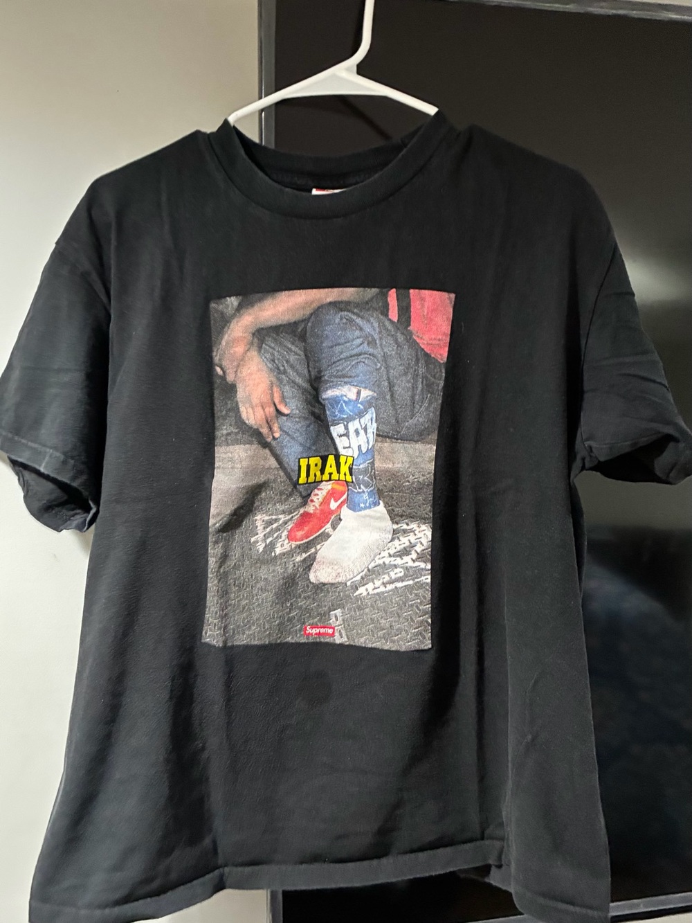 Supreme Black Photo Graphic Short-Sleeve Tee